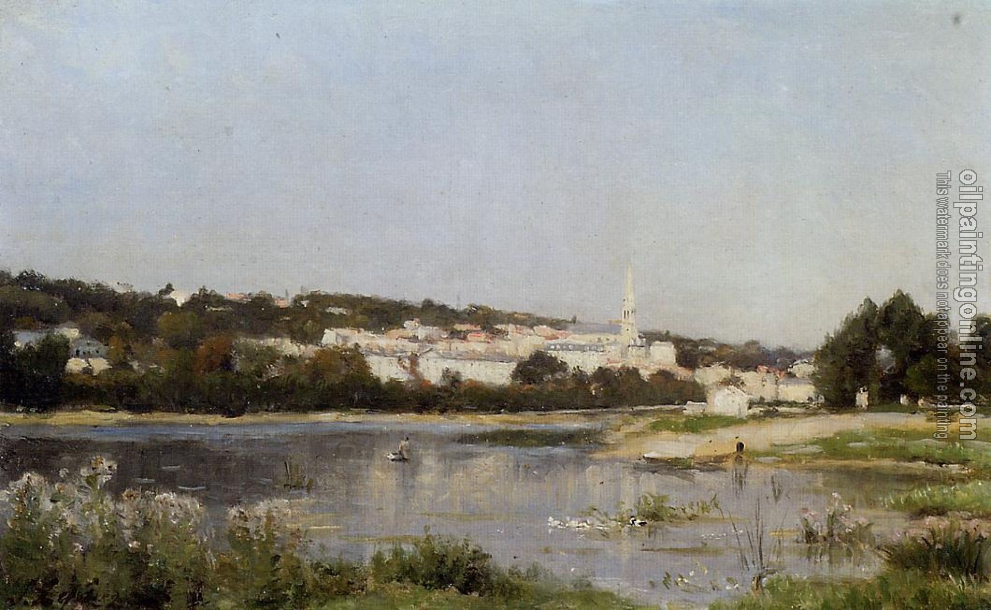 Lepine, Stanislas - The Banks of the Saine at St Cloud